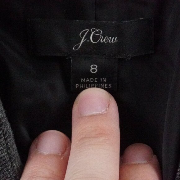 J.Crew Going-out blazer in stretch twill Womens 8 Gray Preppy Career - Picture 4 of 12